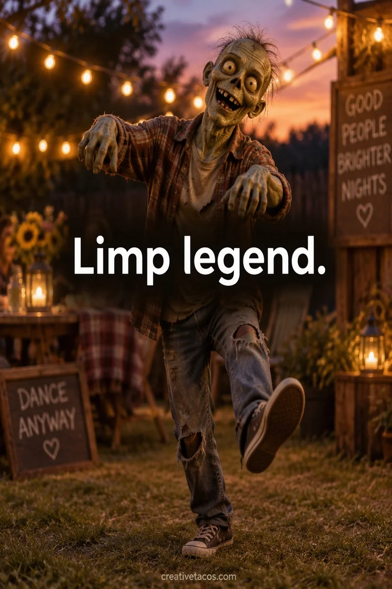 Quote card: Limp legend.