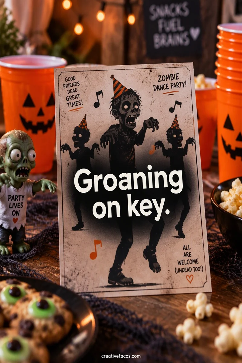Quote card: Groaning on key.