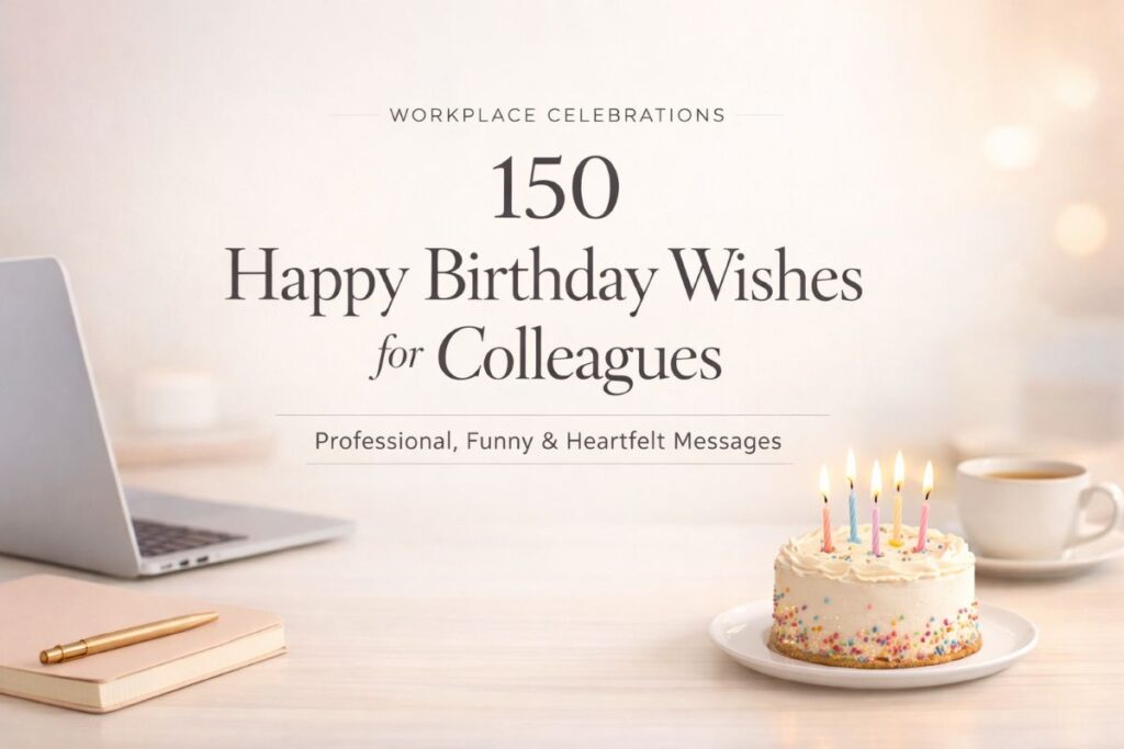 150 Happy Birthday Wishes for Colleagues - CreativeTacos